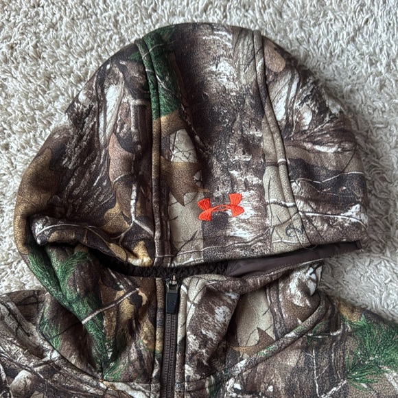EUC Men’s RARE Under Armour Ayton RealTree Xtra Camouflage Jacket Size XL - Picture 7 of 13